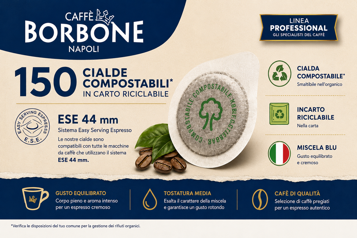 Caffè Borbone Miscela Oro – Cialde ESE 44 mm